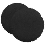 Seat Cushions 2 pcs Black 80 x 29 cm Fabric 42014233
