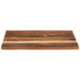 Square Table Top 70x70 cm 25-27 mm Solid Reclaimed Wood 286059