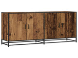Sideboard Old Wood 134 x 35 x 76 cm Engineered Wood 3446626
