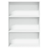 Bookcase White 80x30x114 cm Engineered Wood 857931