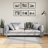 Rug HUARTE Short Pile Soft and Washable Grey 120x120 cm 375075
