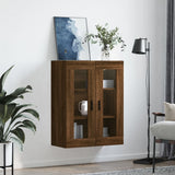Wall Mounted Cabinet Brown Oak 69.5x34x90 cm 828499
