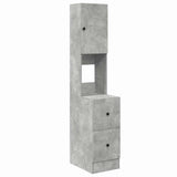 Kitchen Cabinet with Door Grey 35 x 50 x 180 cm Engineered Wood 871373