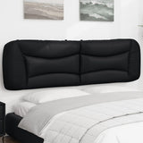 Headboard Cushion Black 180 cm Faux Leather 374642