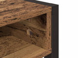 Desk with Storage Old Wood 100 x 50 x 75 cm Engineered Wood 886478