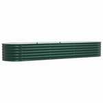 Garden Raised Bed Green 320 x 80 x 44 cm Steel 42008128