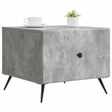 Coffee Table Concrete Grey 49 x 50 x 40 cm Engineered Wood 895658