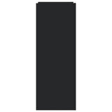 Shoe Cabinet Black 52x37.5x100 cm Engineered Wood 848445