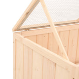 Hamster Cage 104x52x38 cm Solid Wood Fir 172383