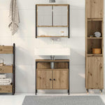 Bathroom Furniture Set with Storage 2 pcs Brown 60 x 30 x 60 cm 3334320