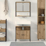 Bathroom Furniture Set with Storage 2 pcs Brown 60 x 30 x 60 cm 3334320