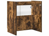 Bathroom under Sink Cabinet Smoked Oak 56 x 37.5 x 81 cm 890039