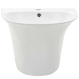 Basin White 47 x 45 x 37 cm Glazed Ceramic 143017