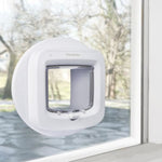 ZNTS PetSafe Microchip Cat Flap White PPA19-16145 422155