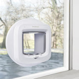 ZNTS PetSafe Microchip Cat Flap White PPA19-16145 422155