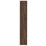 Sideboard with LED Brown Oak 36x32.5x200 cm Engineered Wood 852130