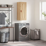 Wall Mounted Cabinet Sonoma Oak 34.5x34x90 cm Engineered Wood 830479