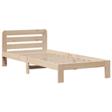 Bookcase Bed without Mattress 90x190 cm Single Solid Wood Pine 3309980