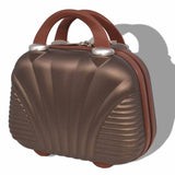 Four Piece Hardcase Trolley Set Coffee 91194