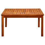 316396 Garden Coffee Table 85x85x45 cm Solid Acacia Wood