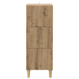 Drawer Cabinet Artisan Oak 33 x 34.5 x 90 cm Engineered Wood 894624