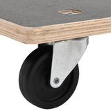 Transport Trolleys 2 pcs Rectangular 80x55x11.5 cm 154891