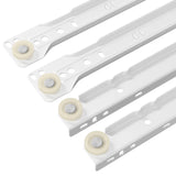 Drawer Slide 55 pcs White Steel 864658