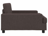 Armchair Dark Brown Fabric 42043458