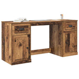 Desk with Cabinet Old Wood Engineered Wood 154.5 x 50 x 75 cm 3402677