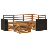 Outdoor Sofa Set 5 pcs Natural 59 x 59 x 37 cm Polyester 3384330