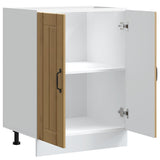 Sink Base Cabinet Lucca Artisan Oak Engineered Wood 853686