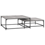 Nesting Coffee Tables 2 pcs Grey Sonoma Engineered Wood 832821