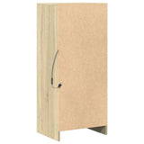 Sideboard with LED Sonoma Oak 42.5x34x100 cm Engineered Wood 852154