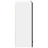 Hanging Cabinet Black Oak 80 x 31 x 80 cm Engineered Wood 884283