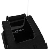 Pet Bike Trailer Black Oxford Fabric and Iron 93877