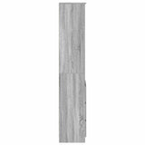 Highboard Grey Sonoma 37.5x35x180 cm Engineered Wood 861666