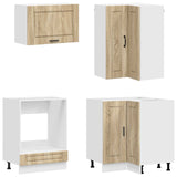 Kitchen Unit PORTO 8 pcs Sonoma Oak Engineered Wood 3438413