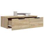 Wall Cabinets 2 pcs Sonoma Oak 68x30x20 cm Engineered Wood 3115894