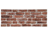 Wall Panels 10 pcs 100 x 50 cm Dark Brown and White EPS Foam 42046090