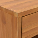 Storage Cabinet 40x30x76 cm Solid Teak Wood 326129