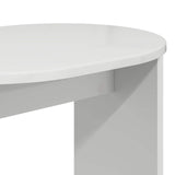 Side Table High Gloss White 50 x 39,5 x 55 cm Engineered Wood 899856