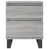 Bedside Cabinet Grey Sonoma 40x35x50 cm Engineered Wood 830696