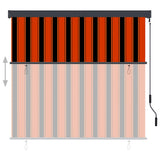 145978 Outdoor Roller Blind 160x250 cm Orange and Brown