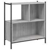 Bookcase Grey Sonoma 72x28x77.5 cm Engineered Wood 838881