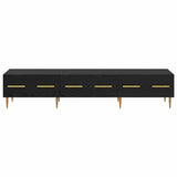 TV Cabinet Black Oak 150 x 36 x 30 cm Engineered Wood 882319