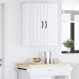 Wall Cabinet LUCCA 2 pcs White 30 x 31 x 80 cm Engineered Wood 885006