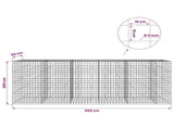 Gabion with 5 mm Wire and 10x10 cm Mesh 550x50x200 cm 3465269