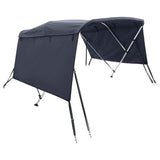 3-bow Bimini Top with Sidewalls 183xx137 cm 94821