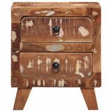 Bedside Cabinet 2 pcs 40x32x46 cm Solid Wood Reclaimed 4104514