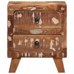 Bedside Cabinet 40x32x46 cm Solid Wood Reclaimed 4104513
